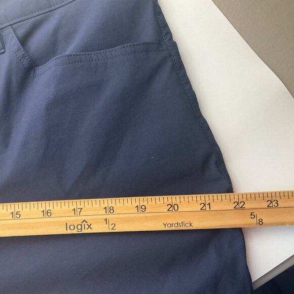 Eddie Bauer Mens 36 Winter Tech Pants Navy Blue Fleece-Lined Nylon Stretch - Picture 14 of 16